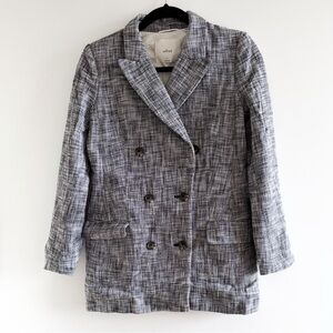 Wilfred Tweed Double Breasted Blazer